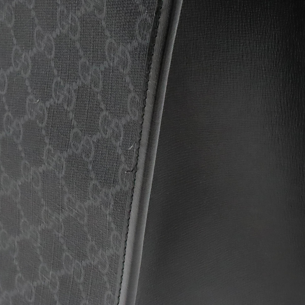 Gucci Medium Black Interlocking Tote Leather Gray… - image 8